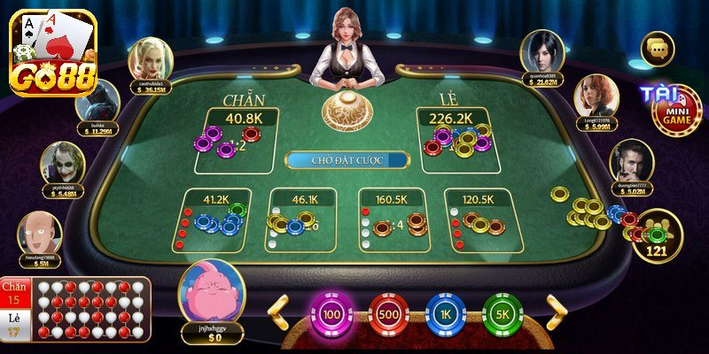 Mục tiêu của việc chơi xóc dĩa tại Go88 là dự đoán đúng màu sắc 