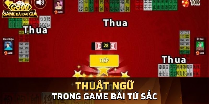 Các thuật ngữ bài thường gặp trong game tứ sắc