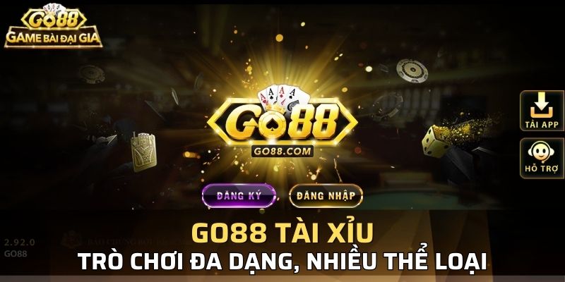 Khi game bài, ứng dụng của Go88 cực kỳ đa dạng