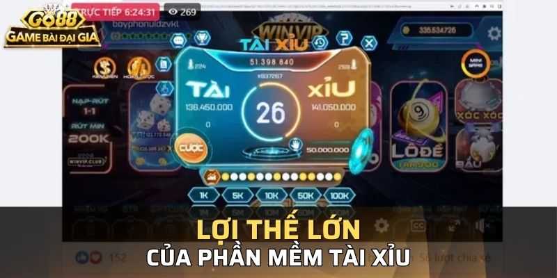 Những lợi thế lớn khi người chơi sử dụng các công cụ chơi tài xỉu