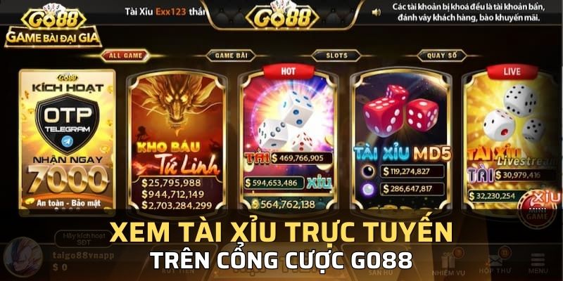Xem tài xỉu trực tuyến ở bất cứ đâu phù hợp với bạn