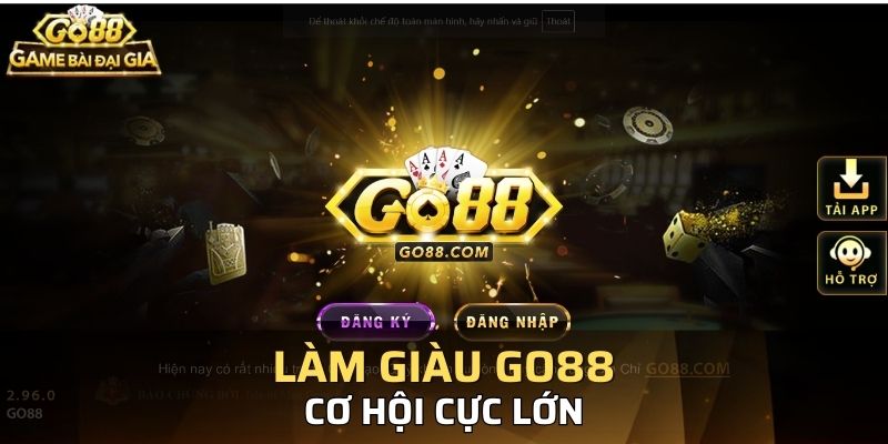 GO88 cổng cược uy tín, xanh chín hàng đầu