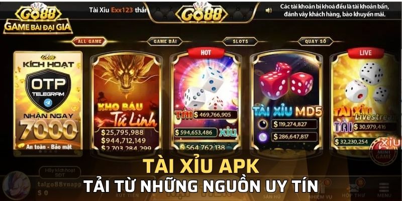 Cần xác định các nguồn uy tín trước khi chọn tải app tài xỉu
