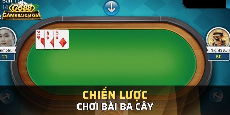 Chiến thuật đánh bài 3 cây hiệu quả dành cho bạn